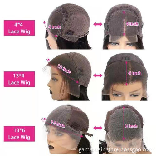 Cheap Brazilian Human Hair Lace Wigs Factory Price Natural Looking Hairline Body Wave Pre Plucked HD 5X5 Lace body wave Wig